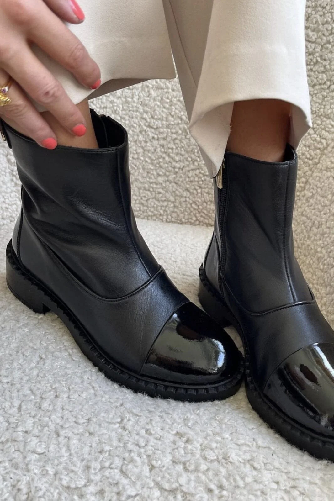 Copenhagen Shoes Amie Boots Patent