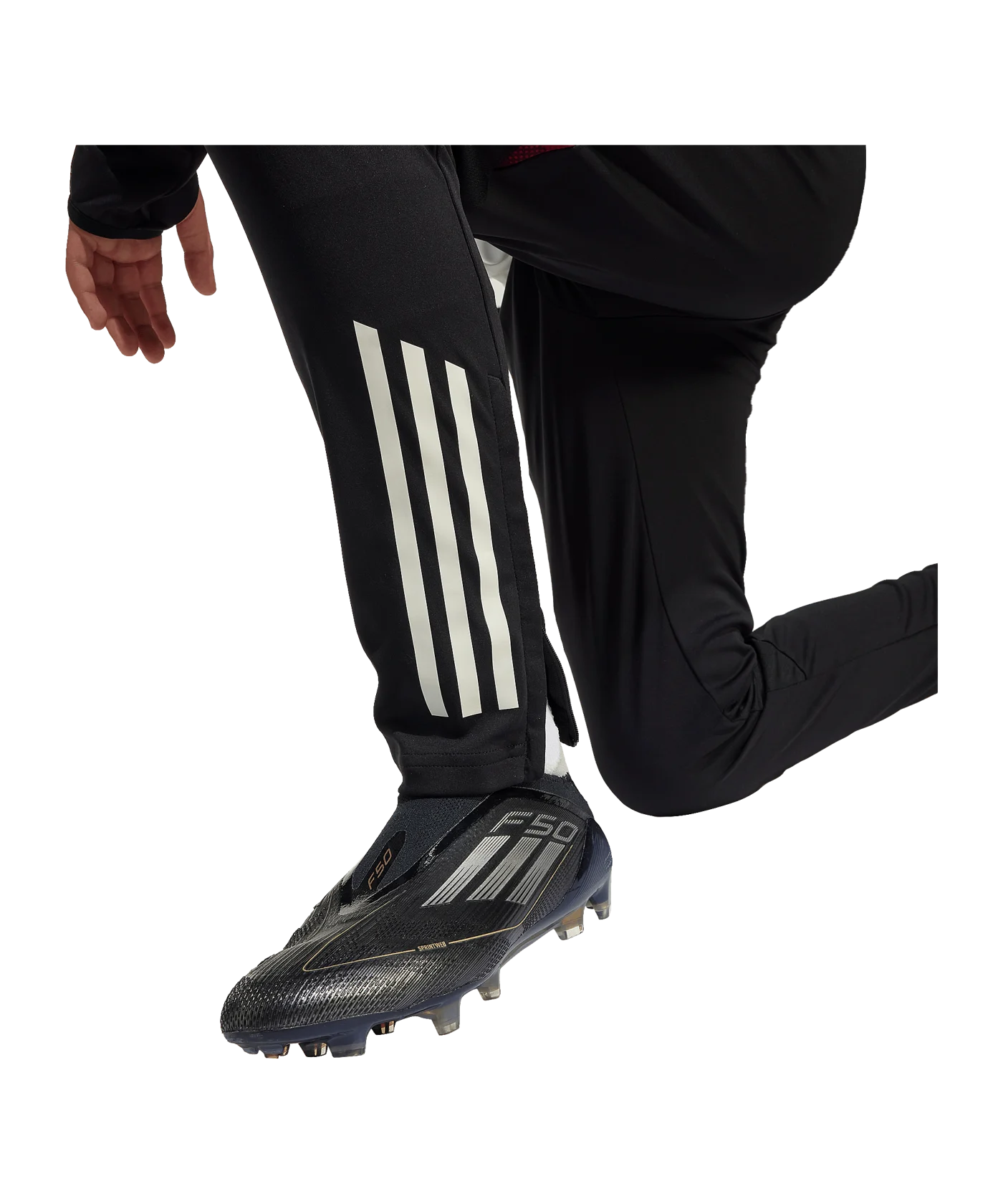 adidas Manchester United Tiro 24 Trainingshose Kids Schwarz