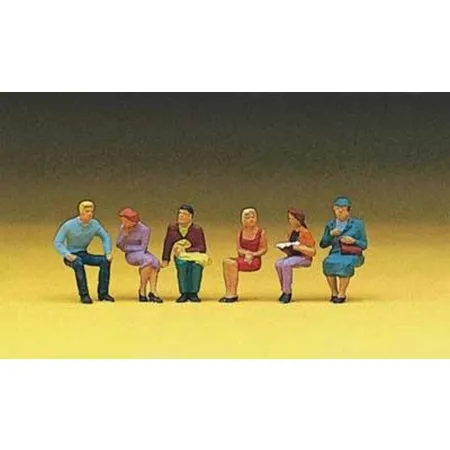 Preiser 10095 HO Sitzende Personen