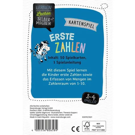 Ravensburger Lernen Lachen Selbermachen: Erste Zahlen