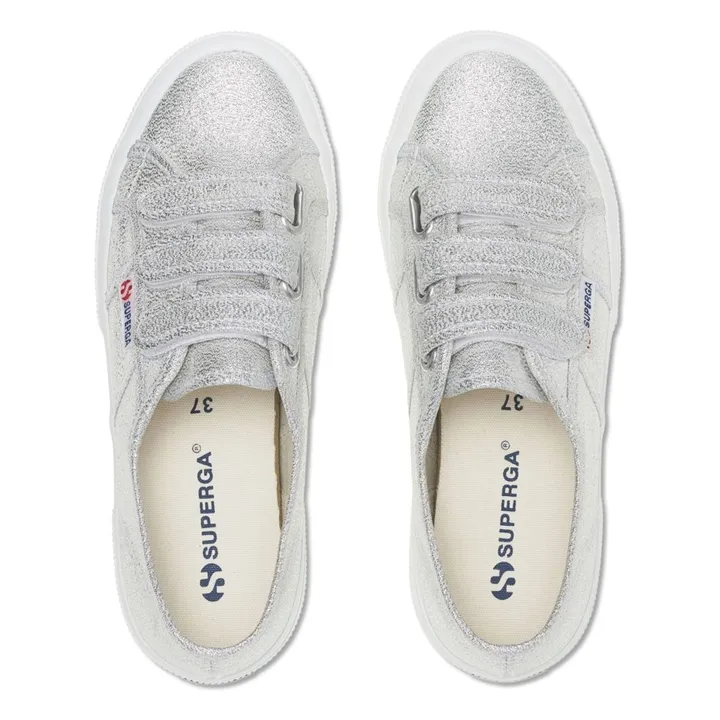 Superga Baskets 2750 Scratchs Tissus Lamé | Argenté