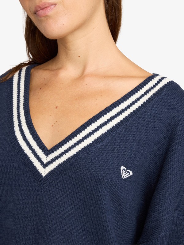 Surf School Pull Bleu Femme