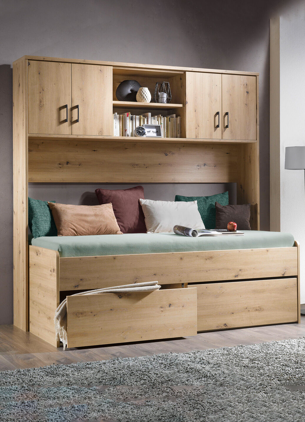 Bett mit 2 Schubladen