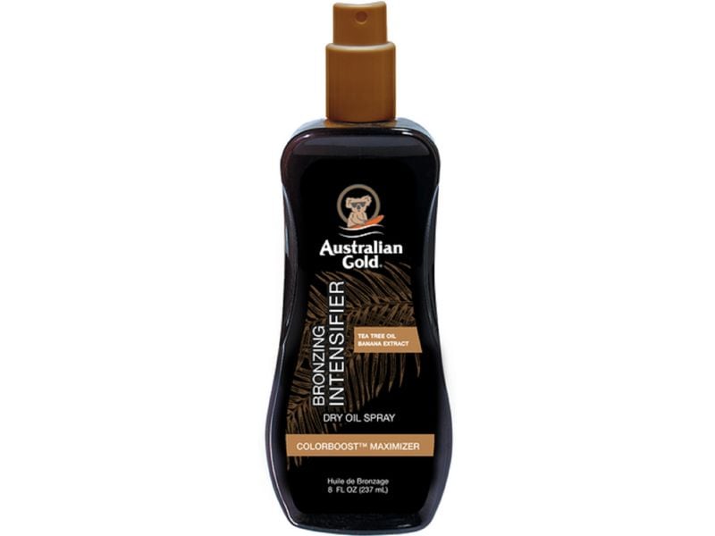 Australian Gold Sonnenspray Bronzing Dry ohne LSF 237 ml Trockenöl für Sonnenanwendung ohne Lichtschutzfaktor