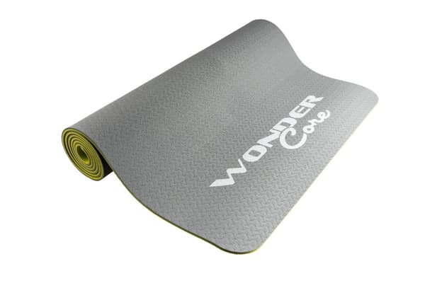 Wonder Core - Yogamatte TPE - Gul/Grå