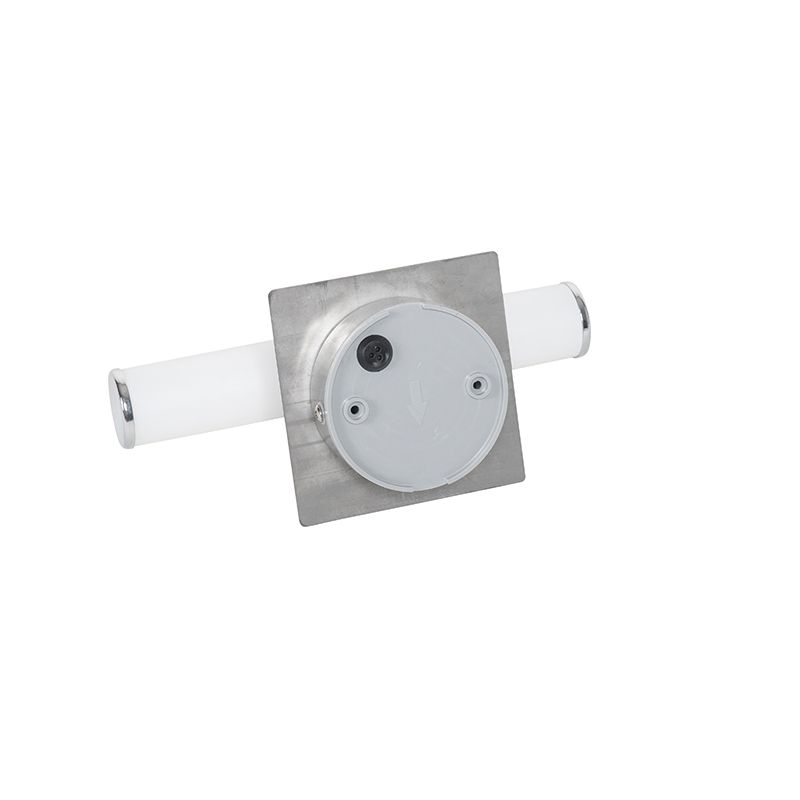 Moderne badkamer wandlamp staal IP44 2-lichts - Bath