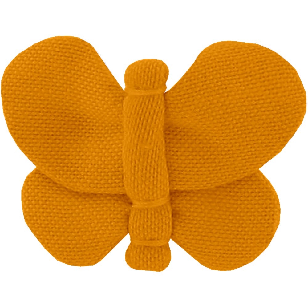 Barrette Petit Papillon Ochre