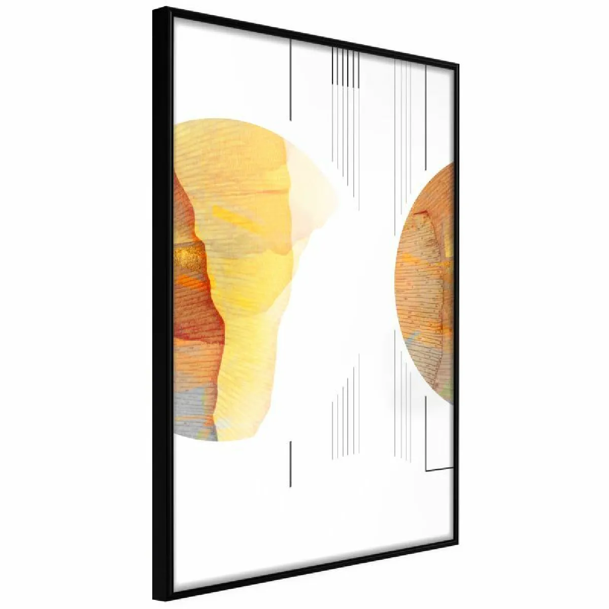 Paris Prix Affiche Collision of Planets - Noir