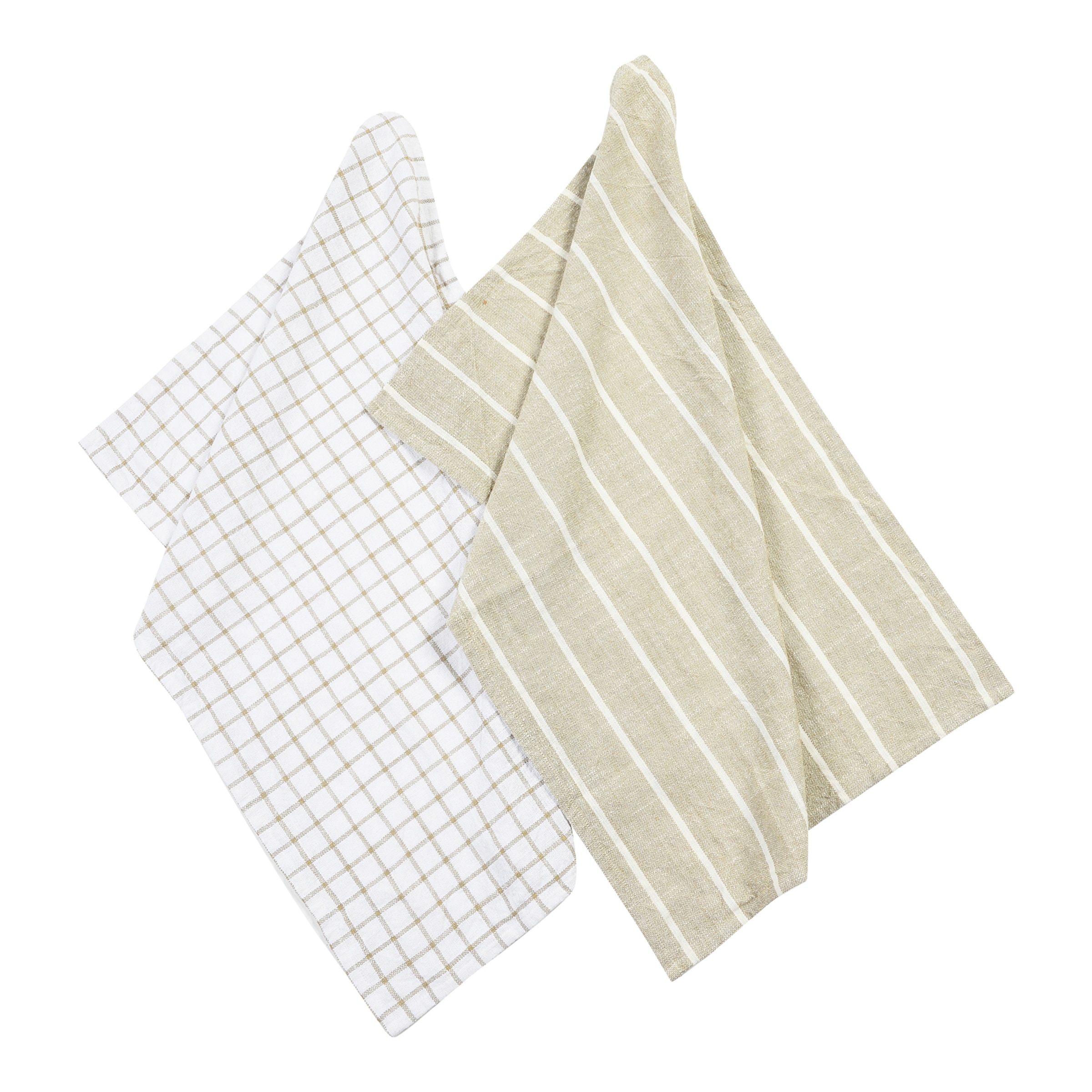 beige, 3-teilig