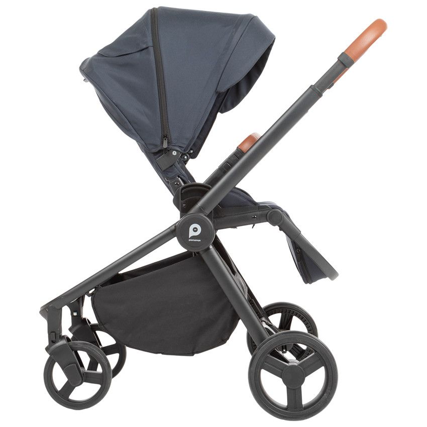 Poussette trio Tessa - Bleu marine - Ecru