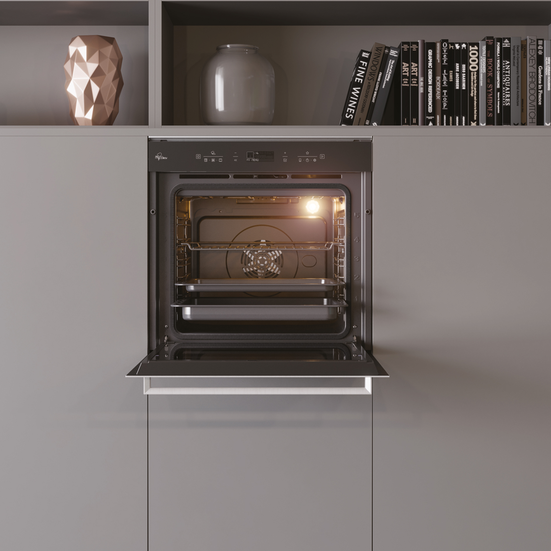 BAUKNECHT Einbau-Backofen BIK7 CPC8TS PT - mit Pyrolyse - A+