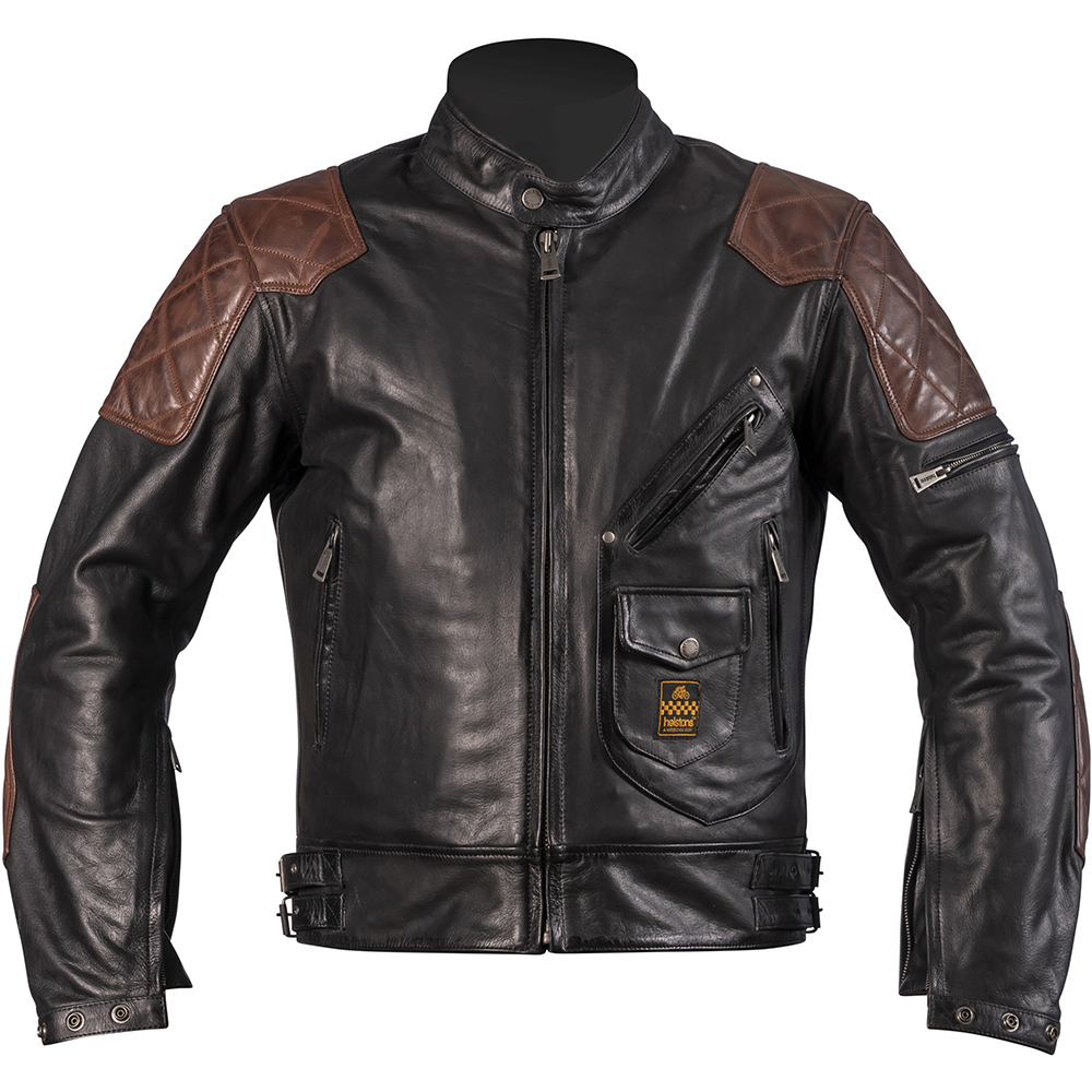 Helstons - Blouson Chuck Noir / Marron