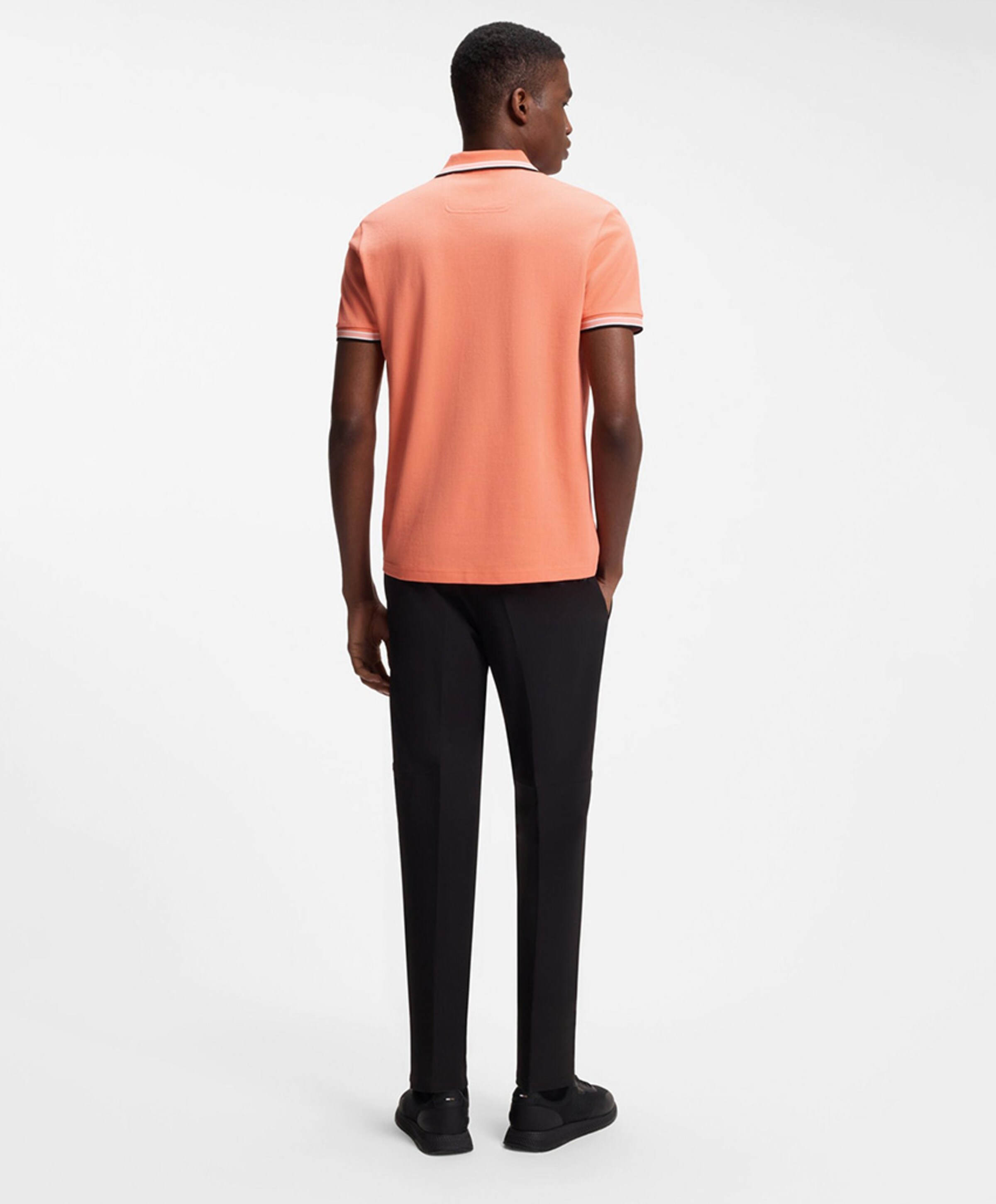 Boss Athleisure Heren polo rood