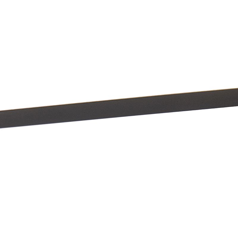 LED paneel zwart 40 cm incl. LED met afstandsbediening - Live