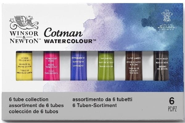 WINSOR Cotman watercolour tubset 6x8 ml