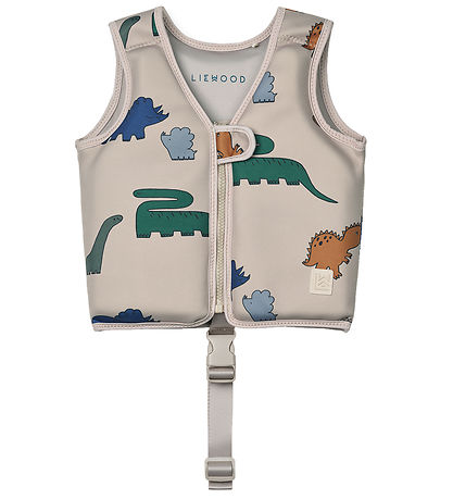 Liewood Schwimmweste - 15-19 kg - Dove - Dinosaurs/Mist