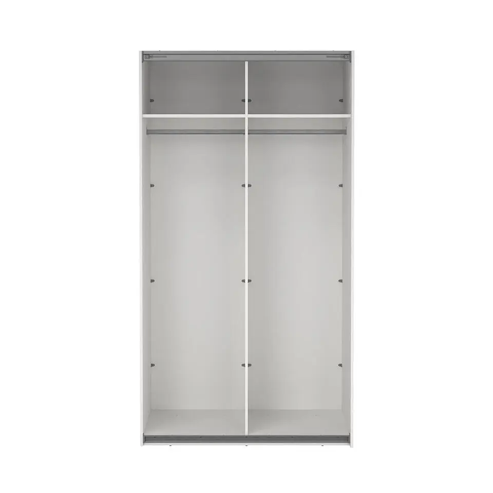 Hioshop Como schuifdeurkast 2 deuren 120x220cm wit