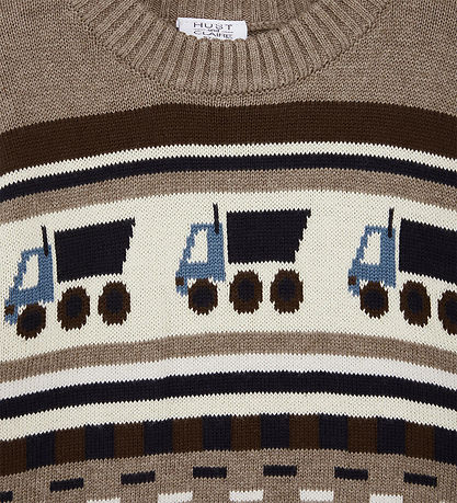 Hust and Claire Bluse - Strick - Pelle - Beaver m. Trucks