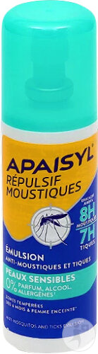 Apaisyl Répulsif Moustiques Peaux Sensibles 90ml