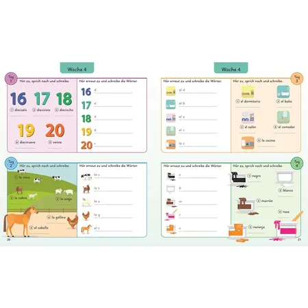 DK Verlag Spanisch für clevere Kids - 5 Wörter am Tag
