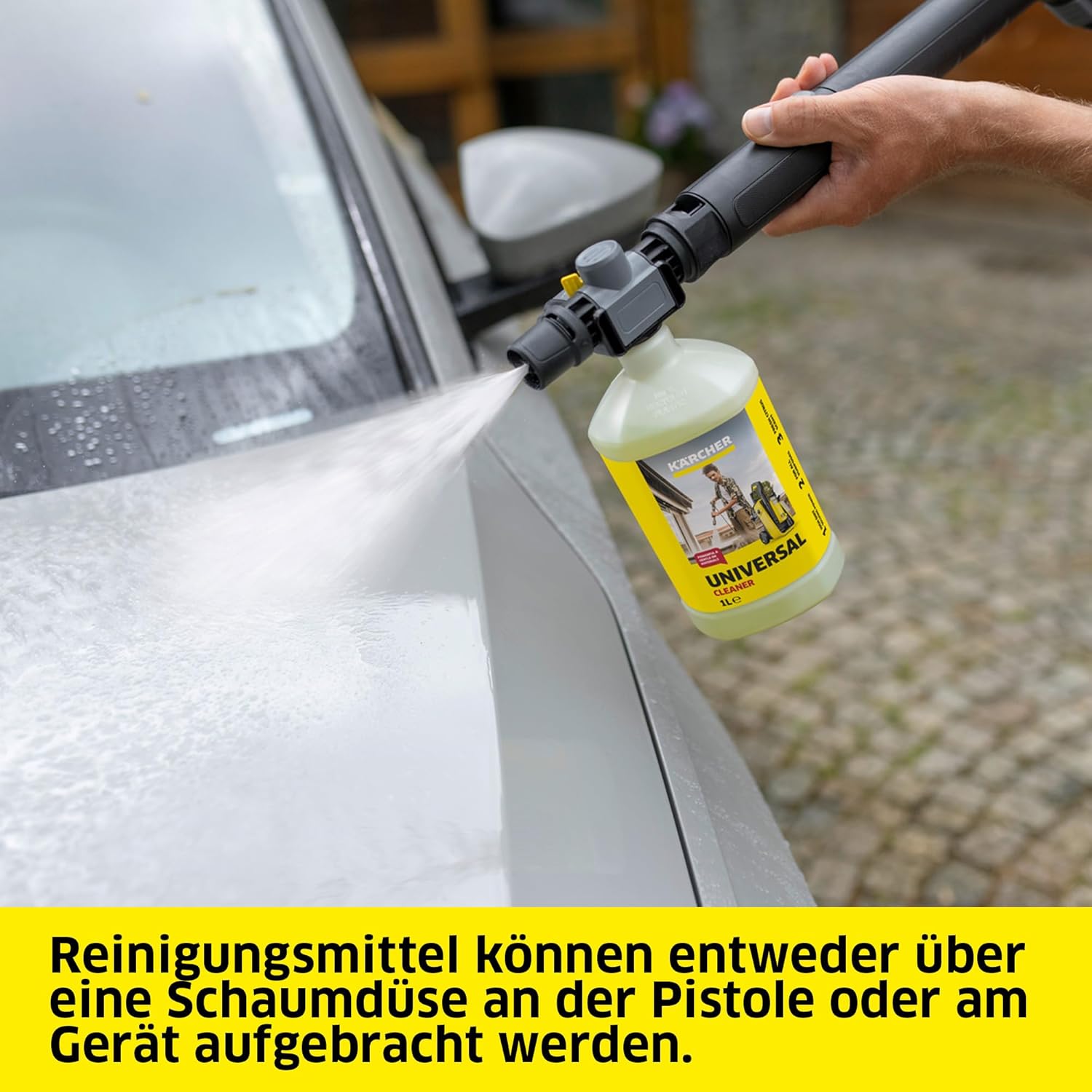 Kärcher Hochdruckreiniger K 7 Comfort Premium Connect Car & Home, max. 180 bar, Fördermenge: 600 l/h, Fläche: 60 m²/h, extra flexibler Hochdruckschlauch, Schlauchtrommel, App-Steuerung, Car & Home Kit
