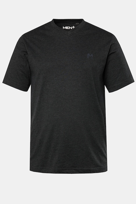 Men+ T-Shirt, Basic, 2er-Pack, Halbarm, V-Ausschnitt, bis 8 XL
