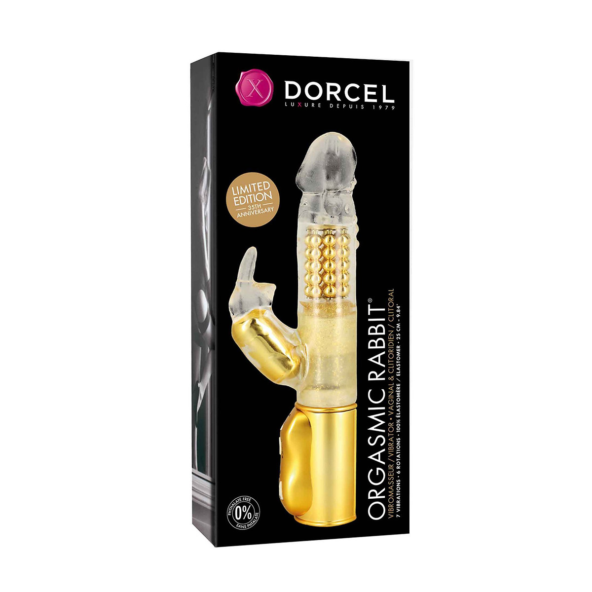 DORCEL<br>Vibrador Orgasmic Rabbit Gold