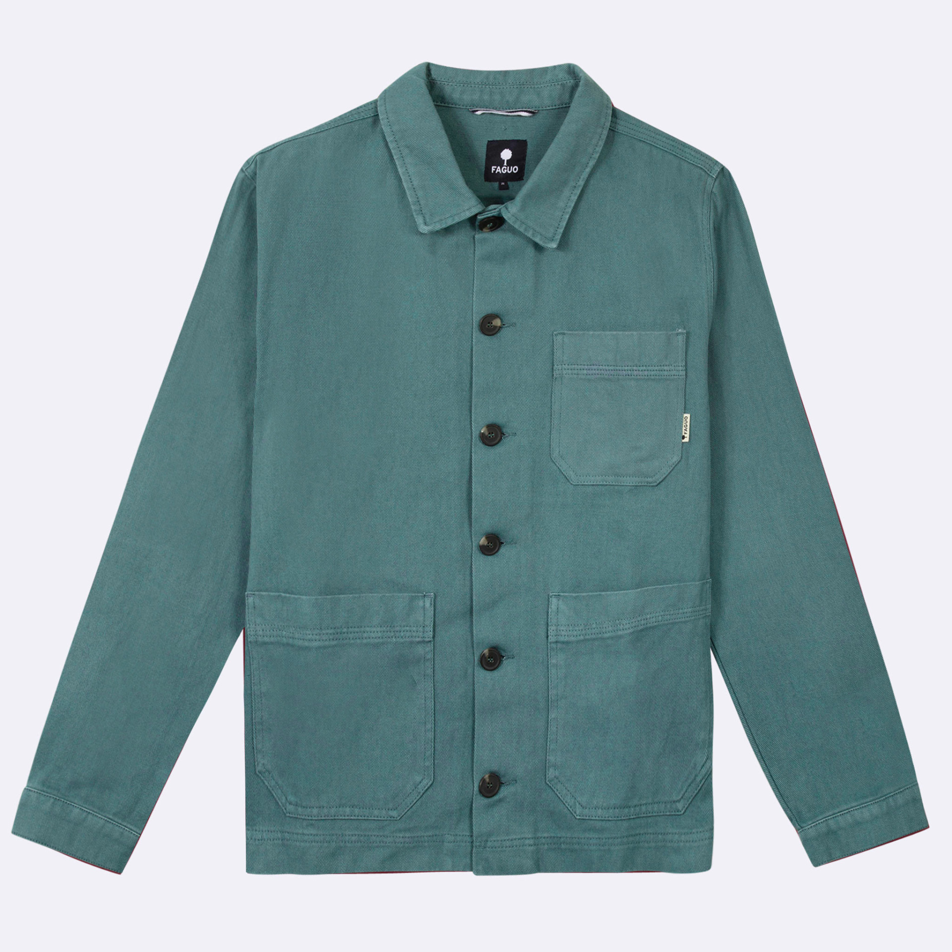 Veste turquoise Coton - modèle Lorge