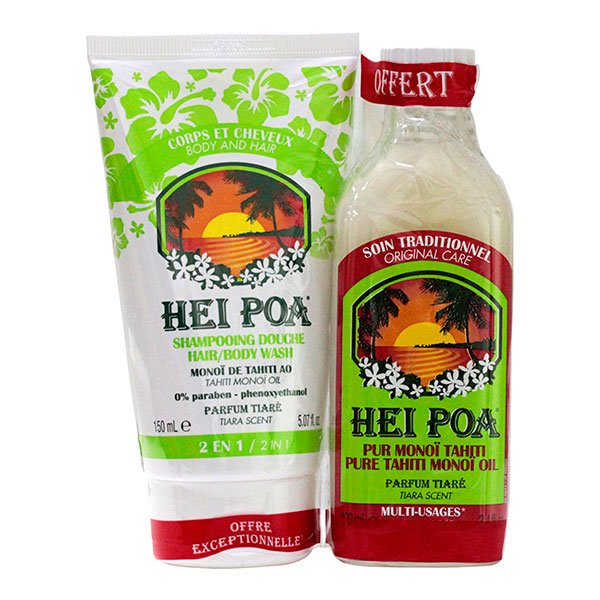 Pur monoï Tahiti 100ml et shampooing douche offert 150ml