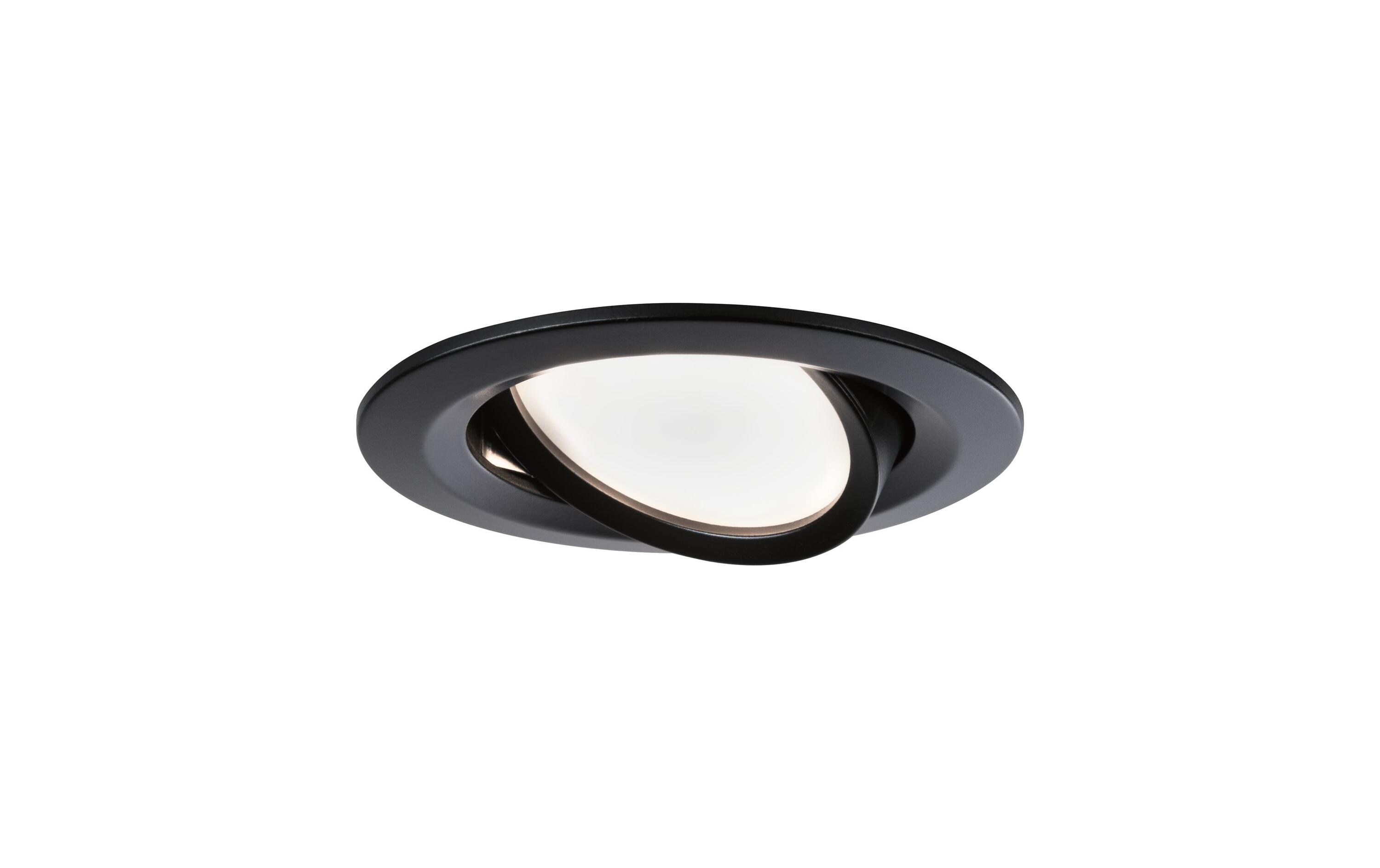 Einbauspot Nova Coin 3-Stepdim Set, 3 x 6 W, 2700 K, SchwarzLED Einbauspot Basisset