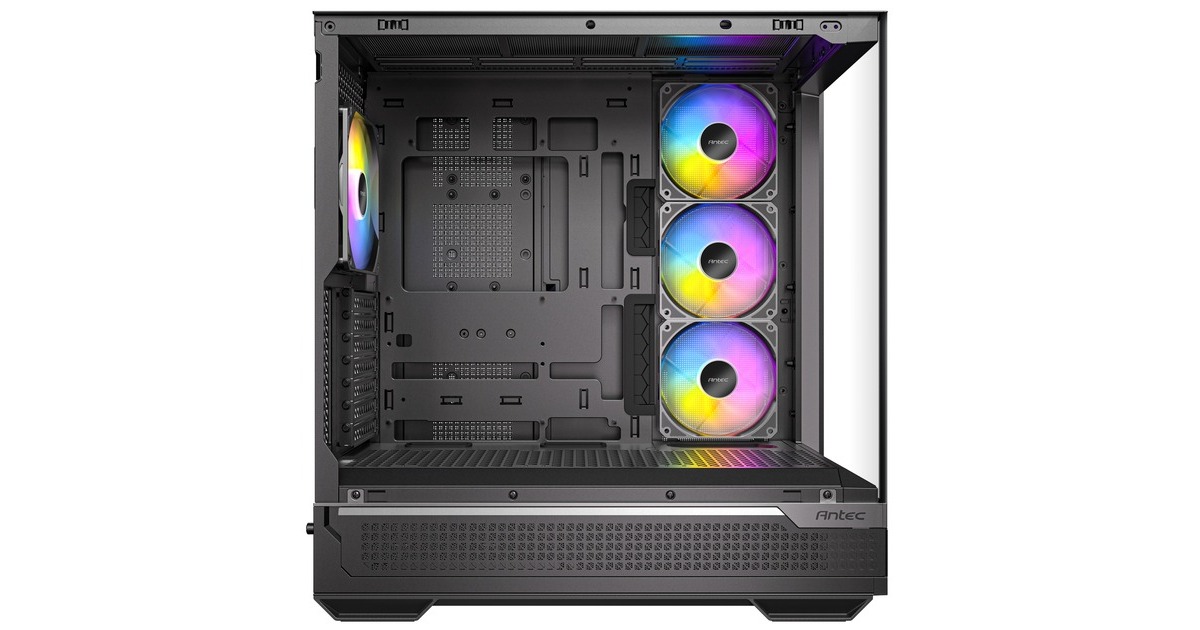 AntecC7 ARGB midi tower behuizing  (Zwart | 2x USB-A | 1x USB-C | Tempered Glass)