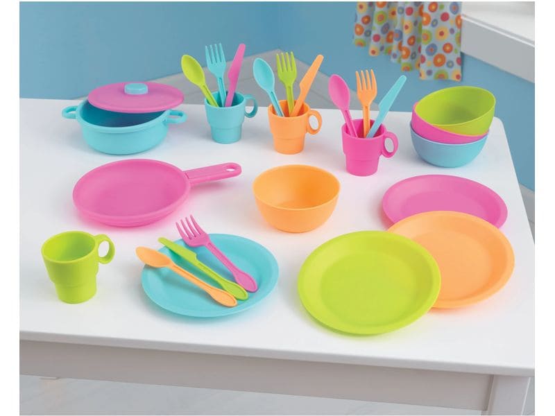 Kid Kraft Spiel-Geschirr 27-teiliges Kochgeschirr-Set