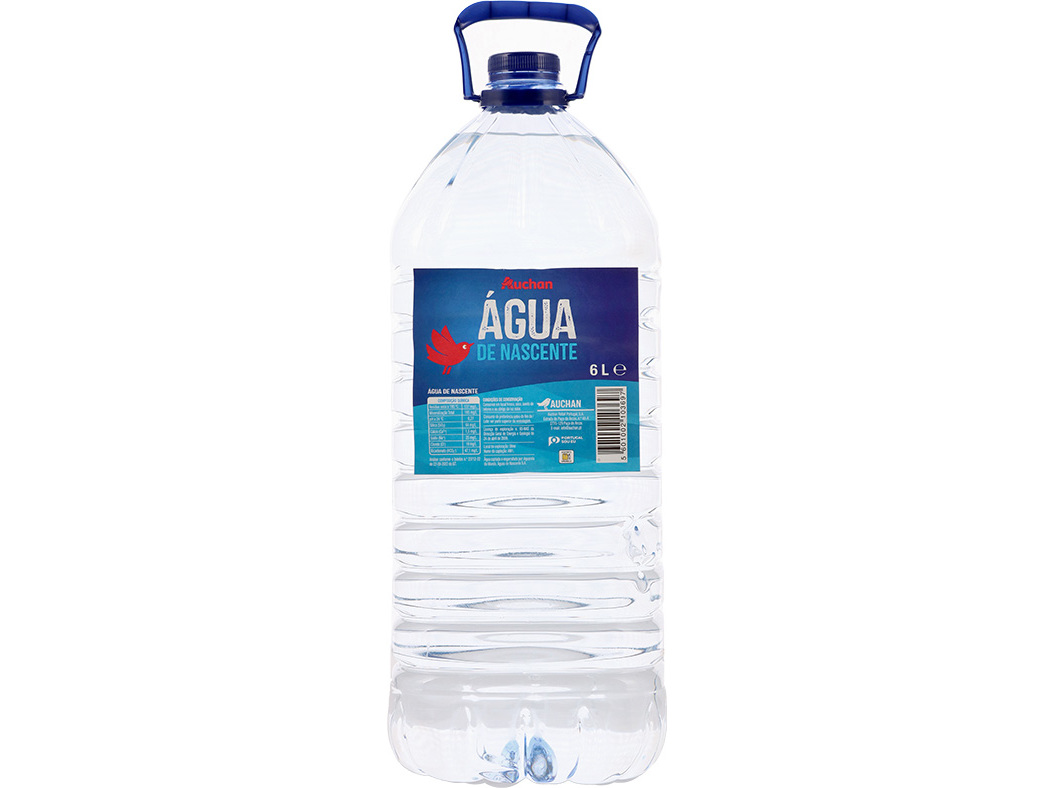 ÁGUA AUCHAN DA NASCENTE GARRAFÃO 6L