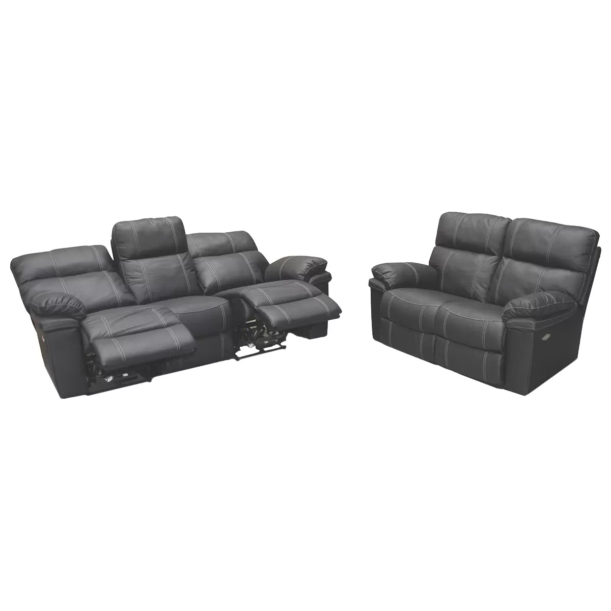 3er Sofa Malta Schwarz