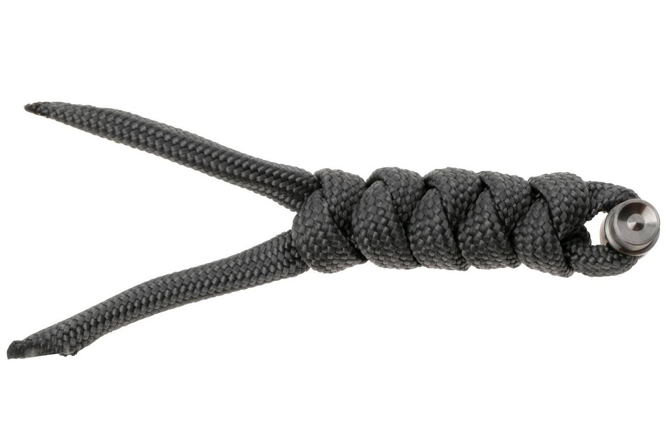 Chris Reeve Large Sebenza/Umnumzaan Lanyard charcoal/silver COM-7106