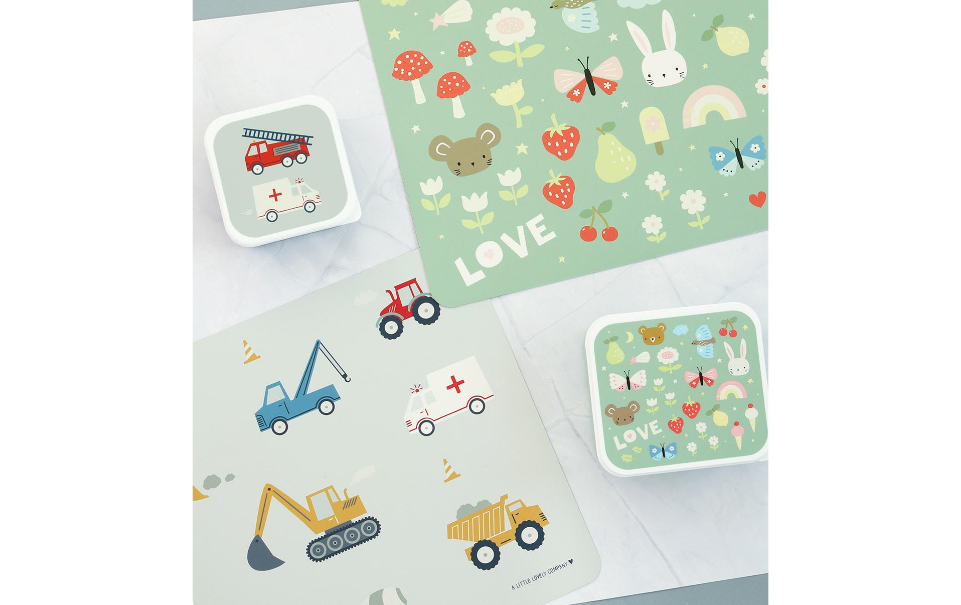 Kindertischset FahrzeugePraktisches Tischset