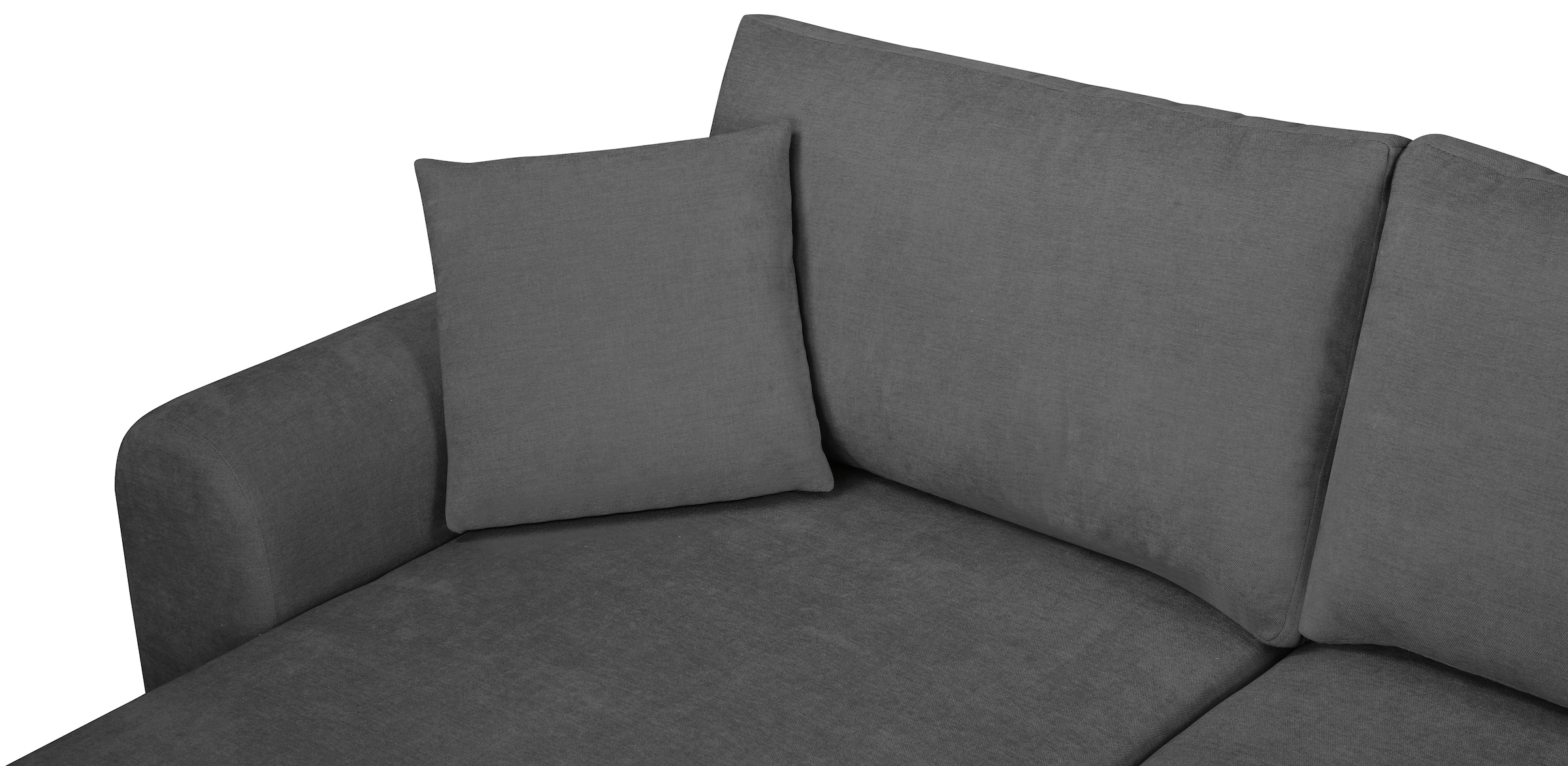 GOODproduct Wohnlandschaft »JONAA, 311 cm, U-Form, Schlafsofa, Boxspringfederung, Cord u. Struktur« 133/270cm, Bettkasten, Seitentaschen, Cord und Struktur