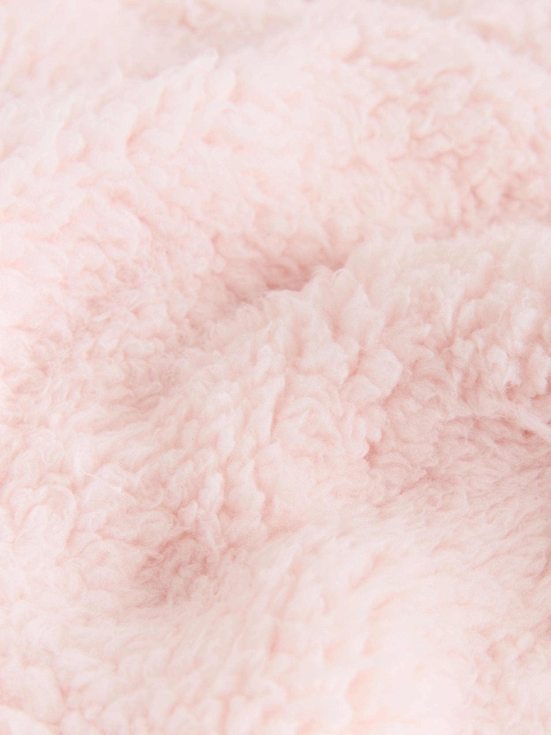 Roze - Baker by Ted Baker Zip-Through Hooded Borg Fleece Jacket