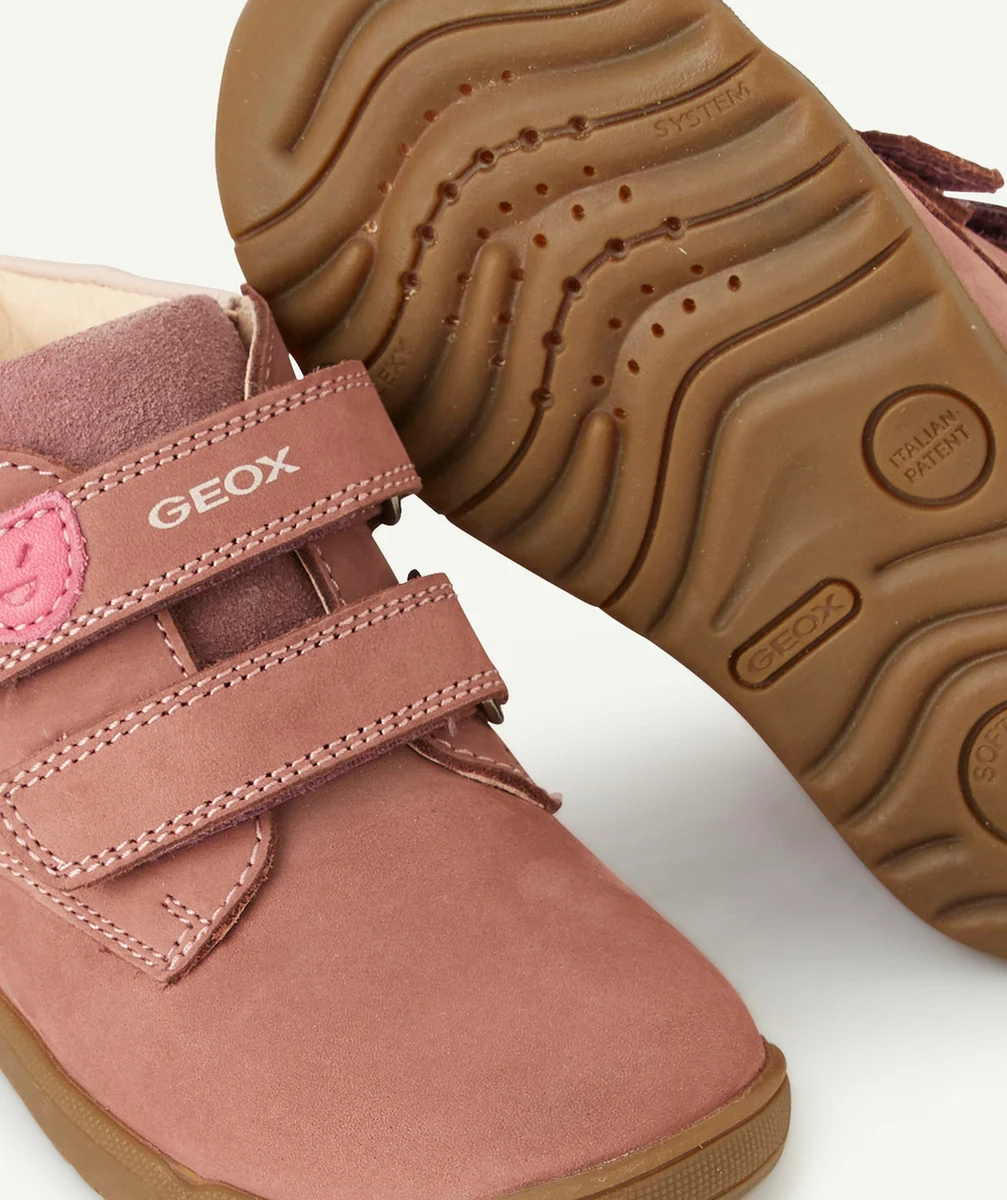 GEOXBASKETS MACCHIA BÉBÉ FILLE ROSE