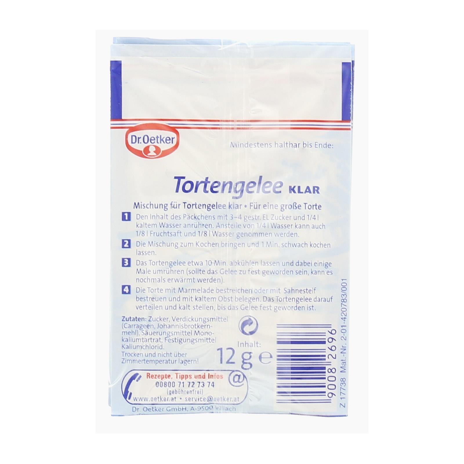 Dr. Oetker Tortengelee Klar