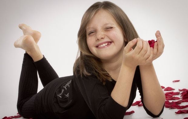Kinder-Fotoshooting in Axams als Geschenkidee