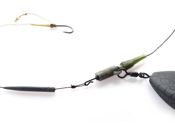 Bas de ligne avec Clip Plomb PB Products Ready2Go Silk Ray Hit & Run Leadclip Leader 90cm (3 pcs)