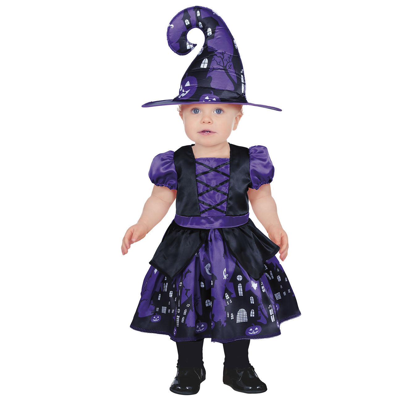 Halloween Kostuum Baby Heks Paars