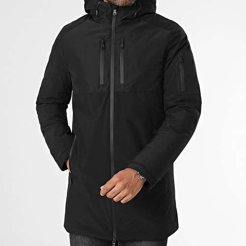 Parka Capuche Bimatière 0075 Noir