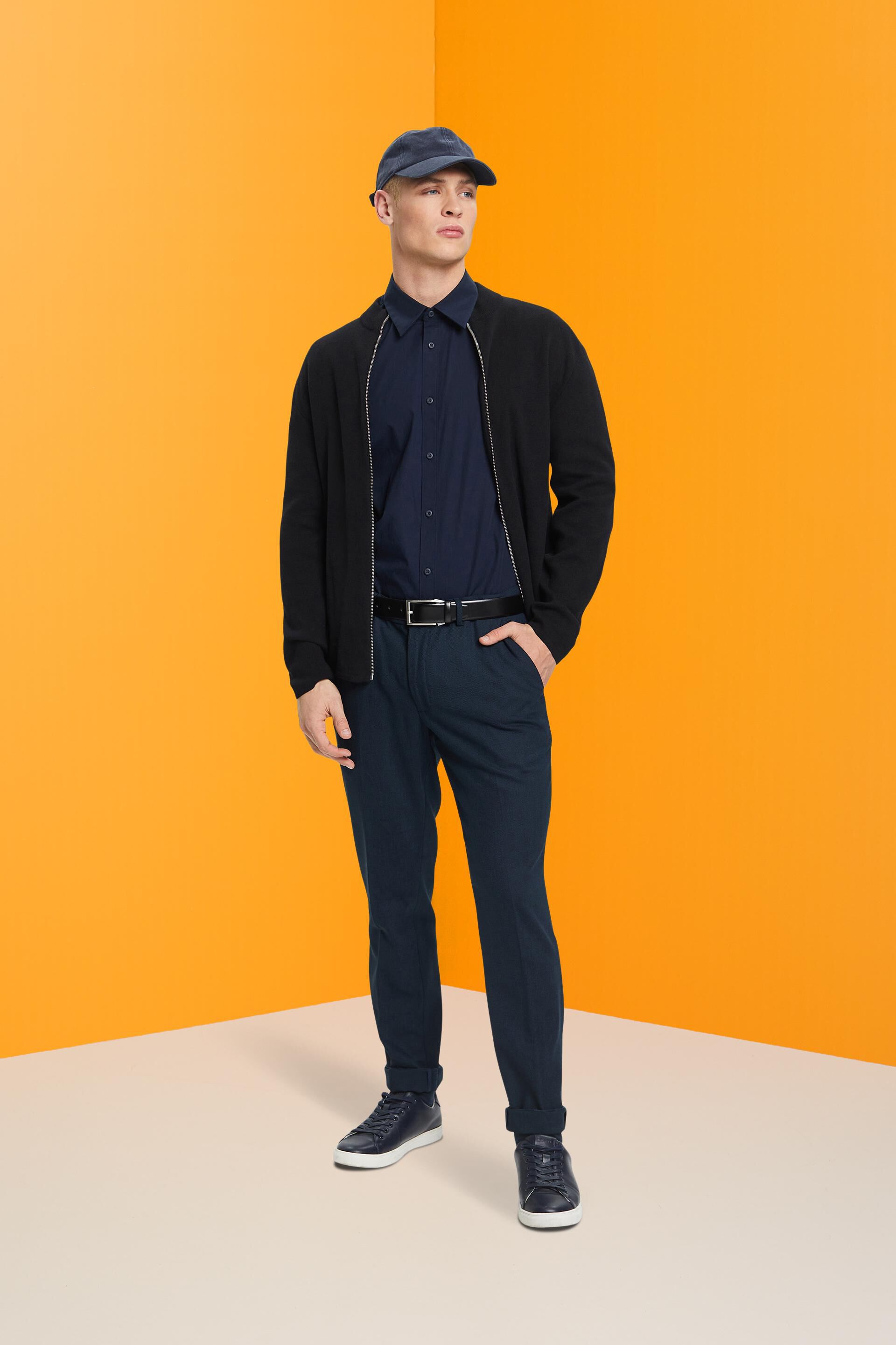 Chemise en coton de coupe Slim Fit