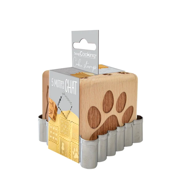 Kit décoration de biscuits Chat Scrapcooking