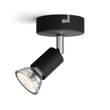 Philips opbouwspot Limbali GU10 50Wzwart