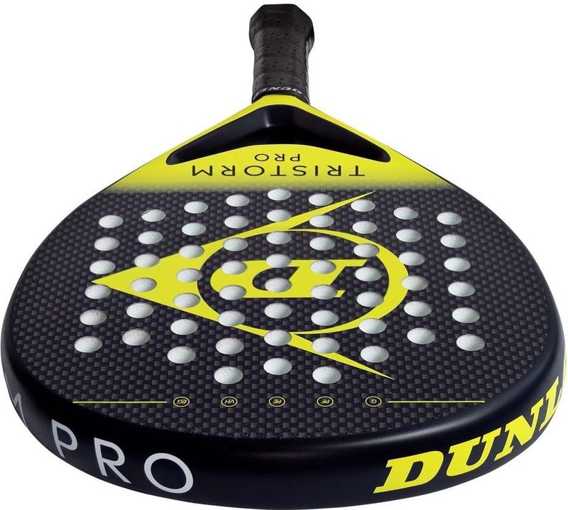 Dunlop - Tristorm Pro - Padel Racket - Zwart Geel - Grafiet