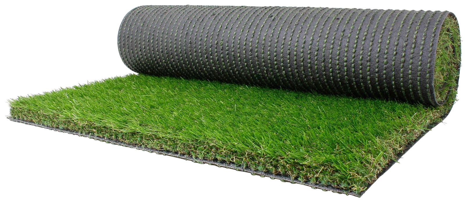 Primaflor-Ideen in Textil Kunstrasen »FORESTLAND, Made in Spain« rechteckig 37 mm Höhe natürliche Optik, mit Drainagefunktion, ideal für Balkon & Terrasse