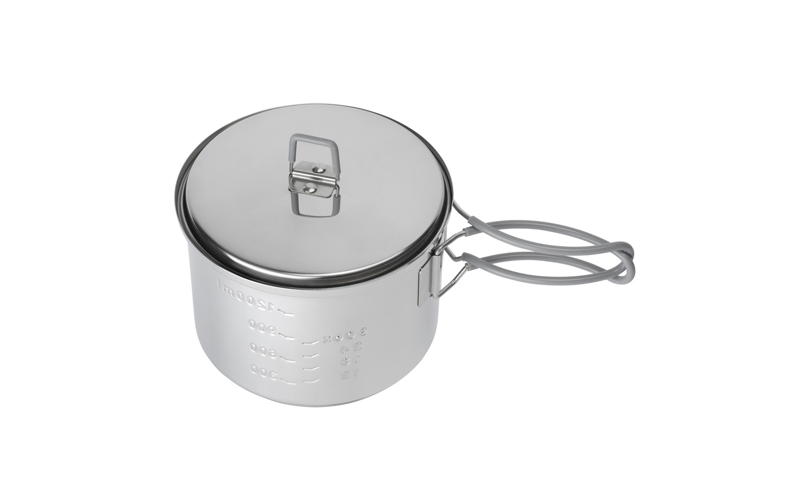 Esbit Spiritus-Kochset, 1500 ml, Edelstahl